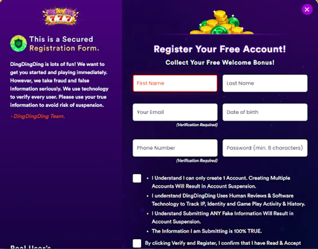Bet login